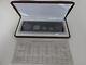 1898-1998 Canada 90th Anniversary Silver Antique Finish Set Withdisplay Case & Coa
