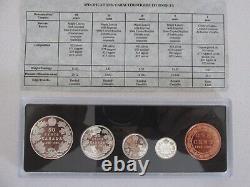 1898-1998 Canada 90th Anniversary Silver Proof Set in Display Case withCOA
