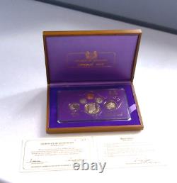 1978 Ltd Edt Republic Of Singapore 6 Coin Proof Set With COA & Display Case