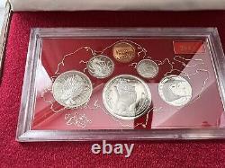 1978 Ltd Edt Republic Of Singapore 6 Coin Proof Set With COA & Display Case