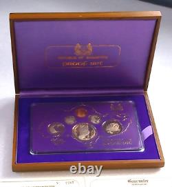 1978 Ltd Edt Republic Of Singapore 6 Coin Proof Set With COA & Display Case