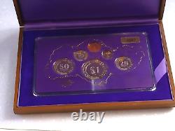 1978 Ltd Edt Republic Of Singapore 6 Coin Proof Set With COA & Display Case