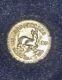 1980 1oz Fine Gold Coin Krugerrand 14k Gold Miniature Imm With Display Case No Coa