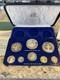 1980 Barbados 8-coin Proof Set With 2 Silver Coins / Display Case / Coa