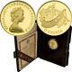 1981 Rcm Canadian O Canada $100 Dollar 1/2 Oz Gold Coin With Display Case & Coa