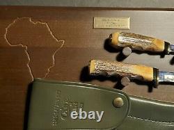 1985 Safari Set Of Case Knives IOB With Display And COA