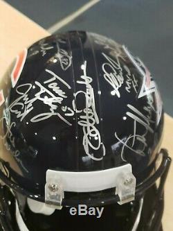 1985 Super Bowl Chicago Bears Signed Football Helmet with COA + Display Case