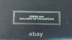 1991 Topps Gallery of Champions in soild. 925 with COA and Display case