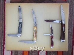 1993 Case XX 7 DOT 4 Knife Set in Mint Walnut/Glass Display COA 1 of 500 HTF