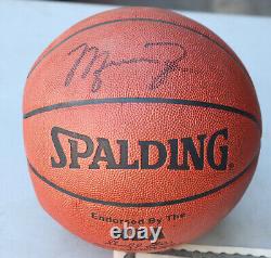 1996 Michael Jordan Signed Spalding Basketball with COA & Case NBA