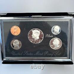 1998 United States Mint Premier Silver Proof Set with Display Case COA & OGP