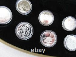 1999 Canada Silver Millennium 12-Coin Set withDisplay Case & COA