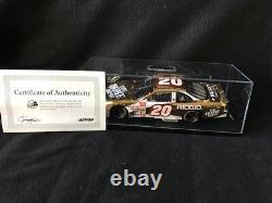 1999 Tony Stewart #20 Home Depot Pontiac 24kt GOLD withCOA 124 and display case