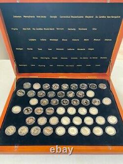 1999 to 2008 Proof State Quarters San Fransisco Mint COA With Display Case