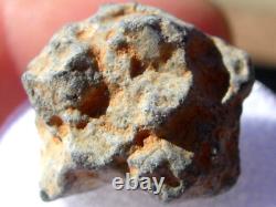 2.84 grams 17x12x11mm Bechar 003 Lunar Meteorite in a nice glass top case + COA