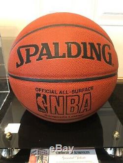 2001 Kobe Bryant PSA/DNA Authentic Autographed Basketball with COA + Display Case