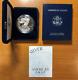 2002-w 1 Oz Proof Silver American Eagle Coin With Box, Display Case & Coa (z26)
