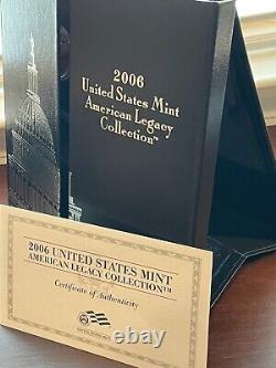 2006 US Mint American Legacy Collection Display Case with COA Free Shipping