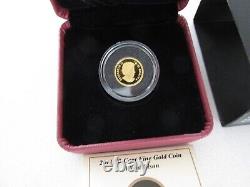 2011 Canada 50-Cent. 9999 Fine Gold Proof Wood Bison Coin withDisplay Case/COA