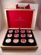 2013 Canada $10 Full O Canada Silver 12-coin Set With Display Case Withcoa Proof