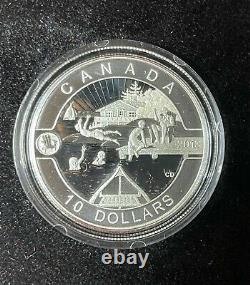 2013 O Canada $10.9999 Fine Silver 12 Coin Set with COA & display case