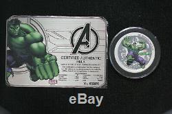 2014 Marvel Avengers Niue 1oz Silver 4 Coin Set with COA & Display Case/Box