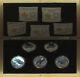 2014 Rcm $20 Fine Silver 5 Coin Set The Great Lakes Coas Display Case Ontario