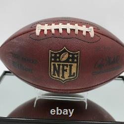 2014 Redskins vs Dallas Game Used Football with 2014 Redskins Display Case (COA)