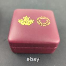 2015 Canada 50 Cent. 9999 Pure Gold Proof Coin Owl withDisplay Case & COA