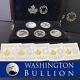 2016-17 $20 Majestic Animals Ii Pure Silver 5 Coin Set Wood Display Box & Coas