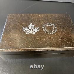 2016-17 $20 MAJESTIC ANIMALS II PURE SILVER 5 COIN Set Wood Display Box & COAs