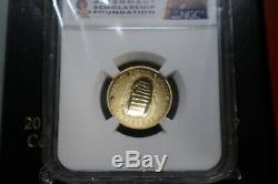 2019 Apollo 11 50th Anniversary Gold $5 Coin NGC PF 70 UC FR COA & Display Case
