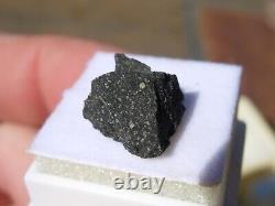 943 grams 10x9x9mm Crusted MURCHISON CM2 Meteorite in display case with COA