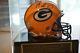 Aaron Rodgers Autograph-signed Mini Helmet In Display Case With Nameplate Coa