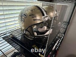 ALVIN KAMARA Autographed COA SAINTS FULL SIZE AUTHENTIC Helmet with display case