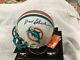 Autographed Don Shula, Miami Dolphins Mini Helmet Withcoa And Display Case