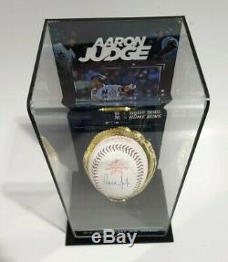 Aaron Judge Signed 2017 All Star Baseball Fanatics Mlb Holo Coa And Display Case