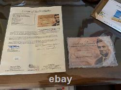 Abraham Lincoln Authentic Hand-Written Word Acrylic Display Case JSA LOA COA