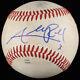 Addison Russell Signed Game-used Baseball With Display Case (jsa Coa) Cubs S. S