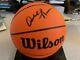 Allen Iverson Autographed Mini Basketball Withgorgeous Display Case -withgoldin Coa