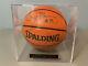 Alonzo Mourning Autographed Spalding Nba Basketball Coa With Custom Display Case