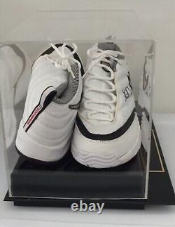 Andre Agassi Autographed Nike Shoes In Display Case Nike Zoom Air Coa Psa Dna