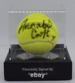 Annabel Croft Signed Autograph Tennis Ball Display Case Wimbledon AFTAL COA