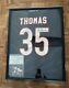 Anthony A-train Thomas Signed Chicago Bears Jersey In Display Case With Coa