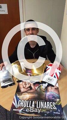 Anthony Crolla Signed Boxing Glove Display Case World Champion Proof RARE COA