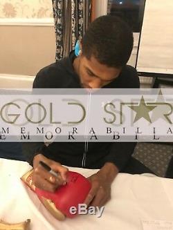 Anthony Joshua Signed Stay Hungry Boxing Glove AJ BXNG Display Case AFTAL COA