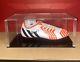 Arsene Wenger Signed Size 10 Football Boot & Display Case Coa Genuine Signature