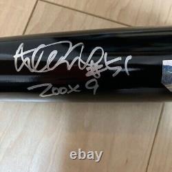 Authentic Ichiro Suzuki Signed Game Model Bat COA Display Case Rare Collectible