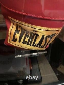 Authentic Muhammad Ali Signed Boxing Glove Autograph with COA & Display Case