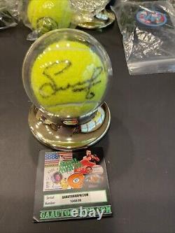 Autograph Ariana Sabalenka Tennis ball with display and COA